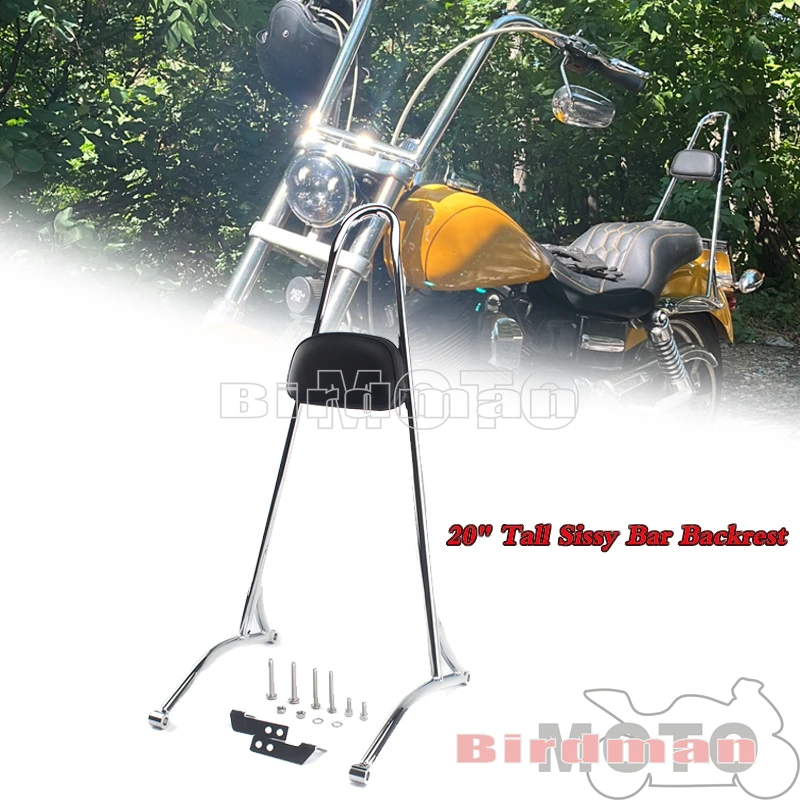 For Harley Dyna Custom FXD FXDF FXDF FXDL FXDB FXDWG FXDLS 06-17 20" Tall Detachable Passenger Backrest Sissy Bar W/Pad Cushion
For Harley Dyna Custom FXD FXDF FXDF FXDL FXDB FXDWG FXDLS 06-17 20" Tall Detachable Passenger Backrest Sissy Bar W/Pad Cushion