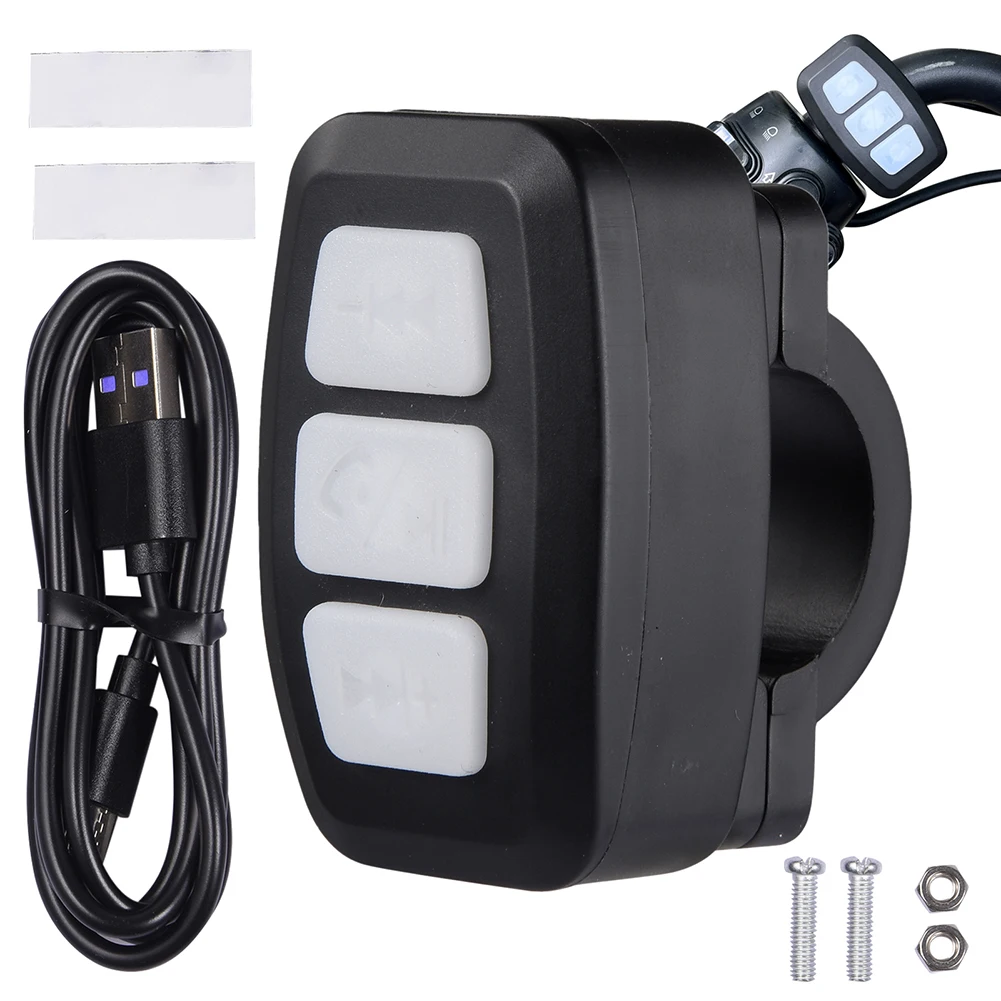 Universal Wireless Bluetooth-compatible Remote Motorcycle Bike Handlebar Media Controller For Phone Answer Calls & Control Music
Universal Wireless Bluetooth-compatible Remote Motorcycle Bike Handlebar Media Controller For Phone Answer Calls & Control Music
