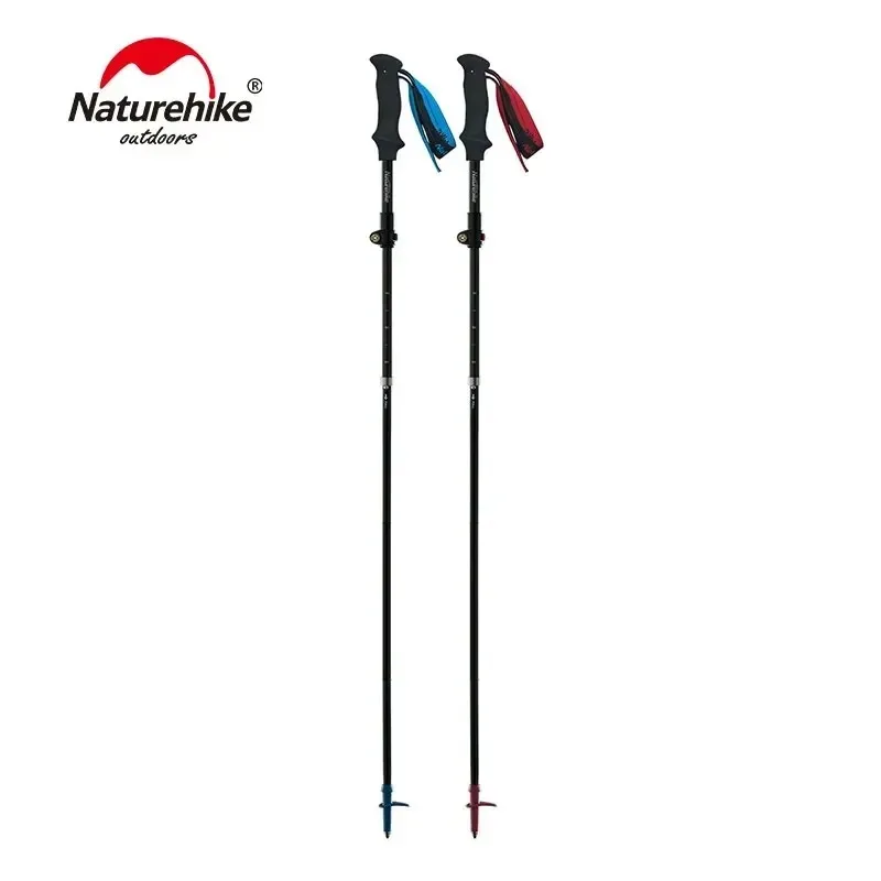 

Naturehike Alpenstock 175G Carbon Fiber Ultralight Foldable 5-sections Trekking Pole Adjustable Hiking Walking Sticks NH18D010-Z