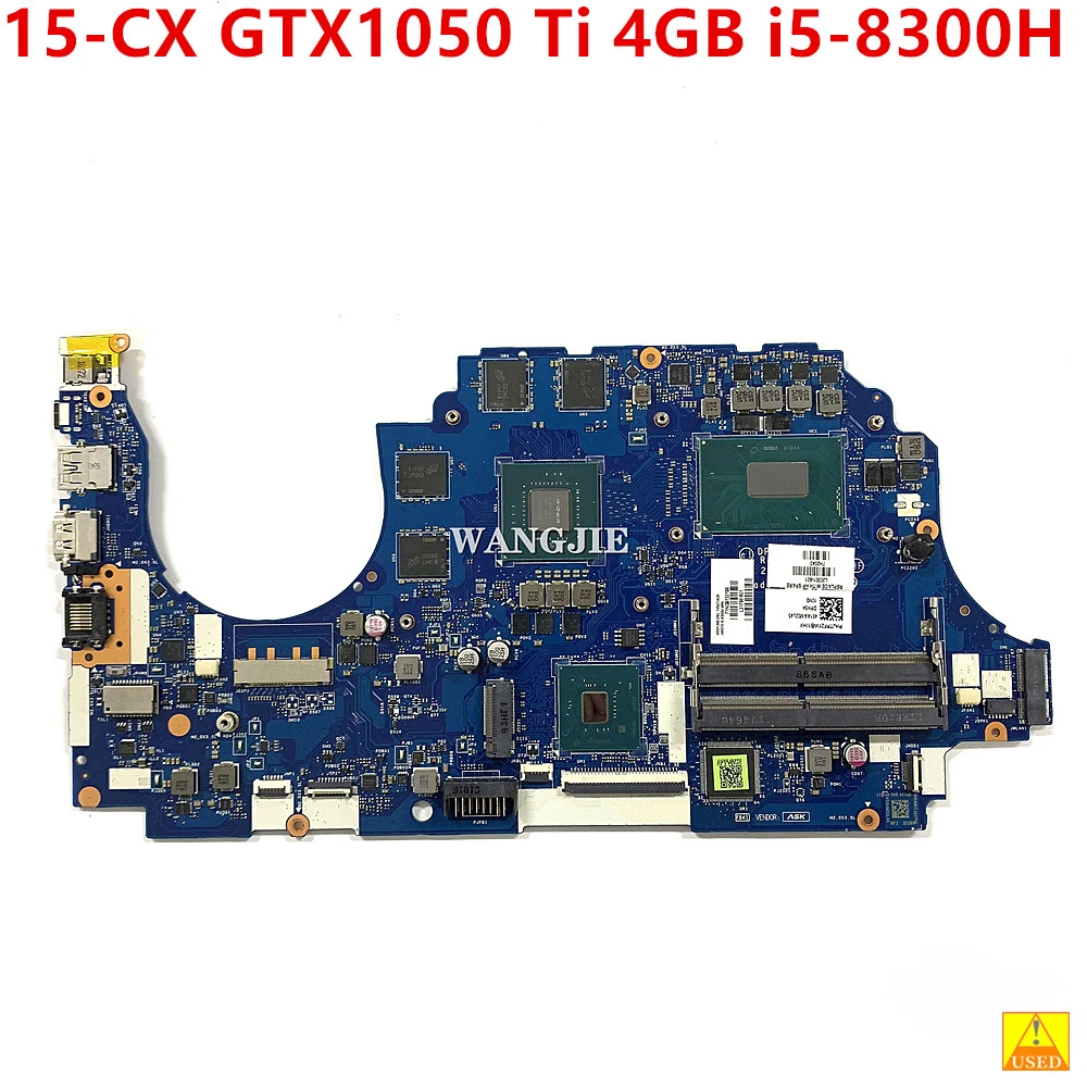 Used For HP 15-CX0058WM 15-CX Laptop Motherboard LA-F841P L20301-601 L20301-501 GTX1050 Ti 4GB HM370 i5-8300H CPU 100% Working
Used For HP 15-CX0058WM 15-CX Laptop Motherboard LA-F841P L20301-601 L20301-501 GTX1050 Ti 4GB HM370 i5-8300H CPU 100% Working