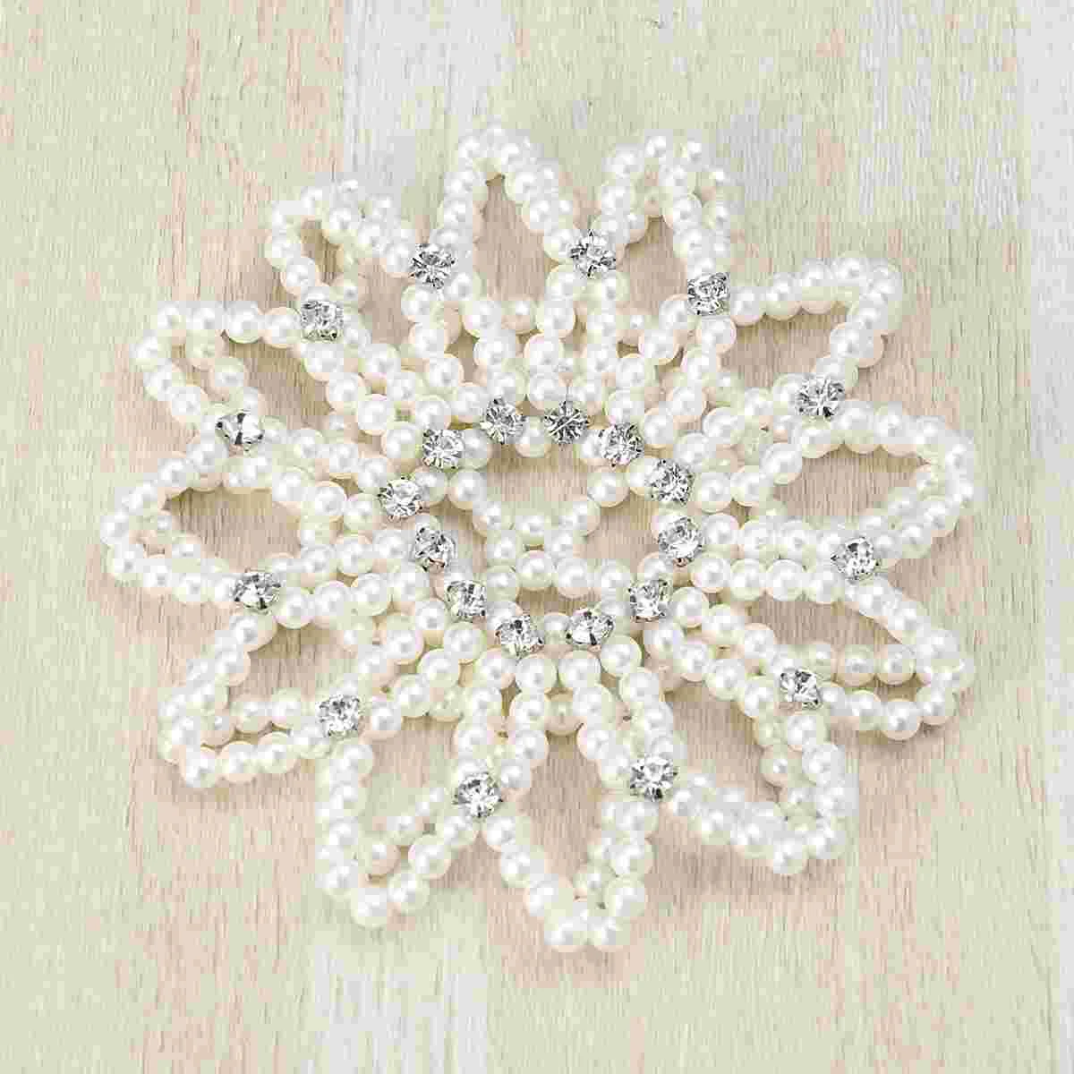 Hair Bun Cover Rhinestone Crochet Hair Net Snood Elastic Pearl Hair Snood Hair Accessory for Ballet Dancing ( White )
Hair Bun Cover Rhinestone Crochet Hair Net Snood Elastic Pearl Hair Snood Hair Accessory for Ballet Dancing ( White )