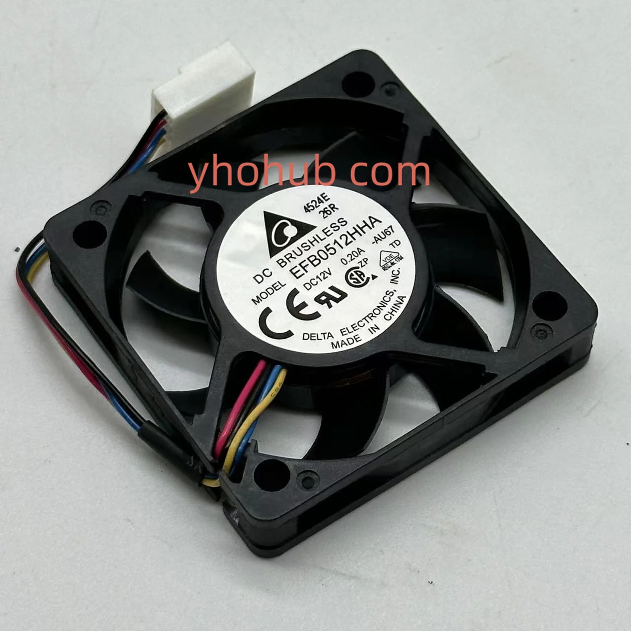 Охлаждающий вентилятор для сервера Delta Electronics EFB0512HHA AU67, 12 В постоянного тока, 0,20 А, 50x50x10 мм
Охлаждающий вентилятор для сервера Delta Electronics EFB0512HHA AU67, 12 В постоянного тока, 0,20 А, 50x50x10 мм