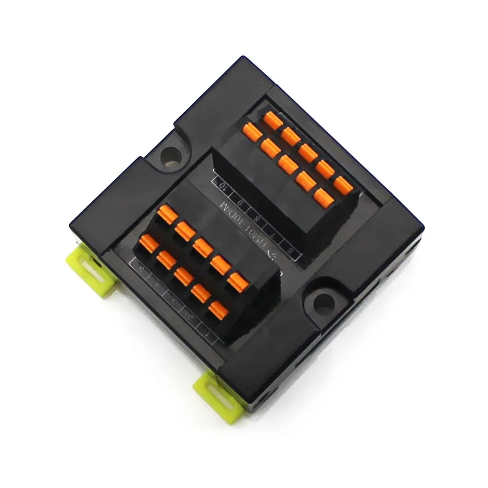 2 channels to 5 Channels Power supply distribution Spring terminal blocks splitter board quick connector breakout board
2 channels to 5 Channels Power supply distribution Spring terminal blocks splitter board quick connector breakout board