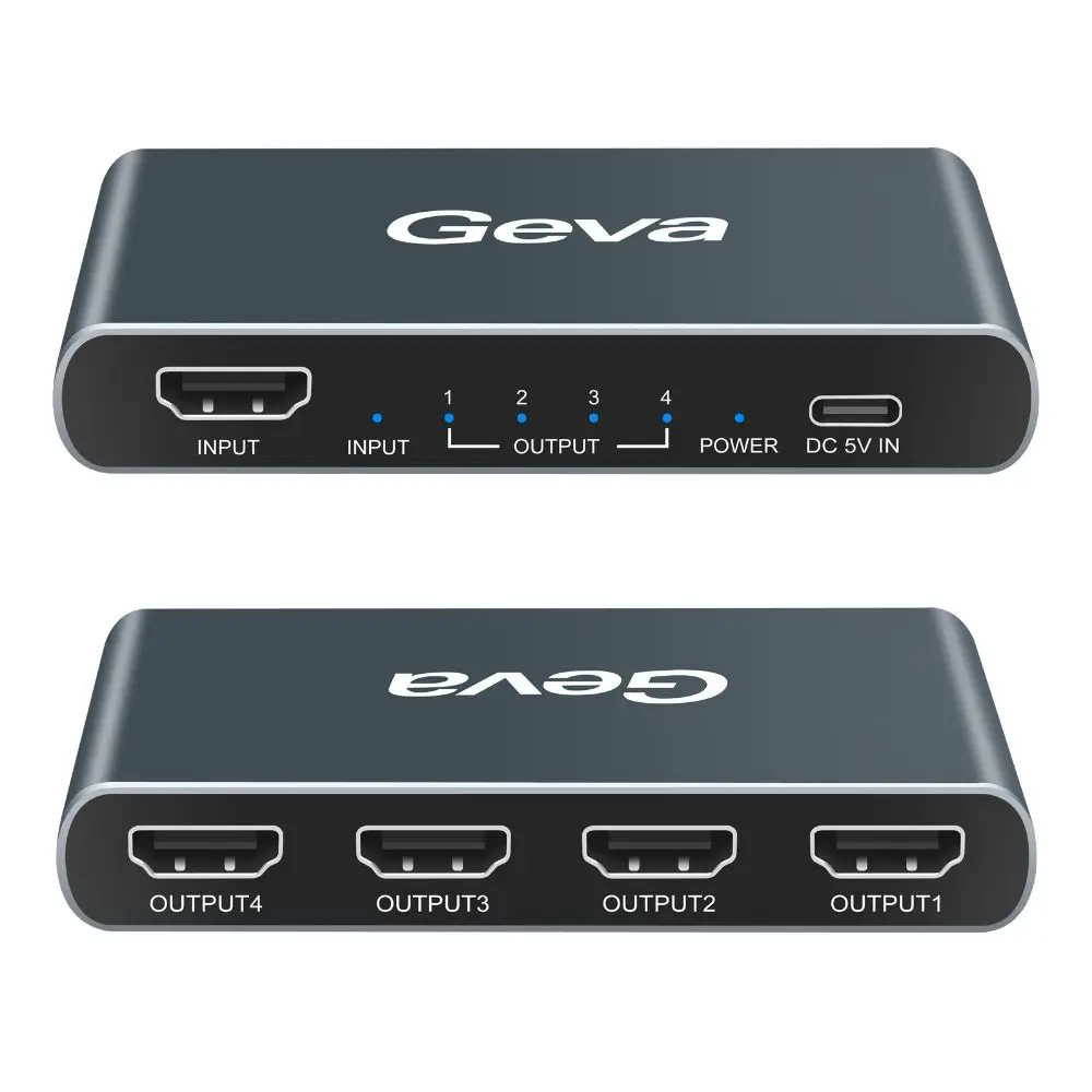 DVD HDTV 4K 3D Amplifier HDMI-compatible Splitter Video Switch Adapter 1 in 4 out
DVD HDTV 4K 3D Amplifier HDMI-compatible Splitter Video Switch Adapter 1 in 4 out