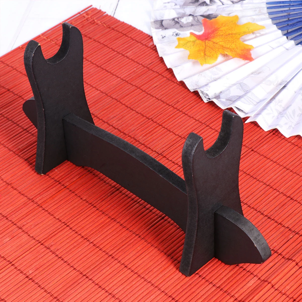 2pcs Stand Delicate Wooden Katana Display Bracket Rack Holder Stable Organizer (Black)
2pcs Stand Delicate Wooden Katana Display Bracket Rack Holder Stable Organizer (Black)