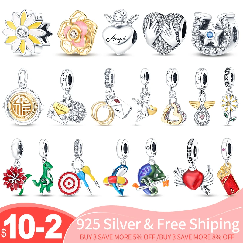 Valentine's Day Cupid Heart Charm Bead Pendant Fits Pandora 925 Original Bracelet Necklace Women 925 Silver Jewelry New in 2023
Valentine's Day Cupid Heart Charm Bead Pendant Fits Pandora 925 Original Bracelet Necklace Women 925 Silver Jewelry New in 2023