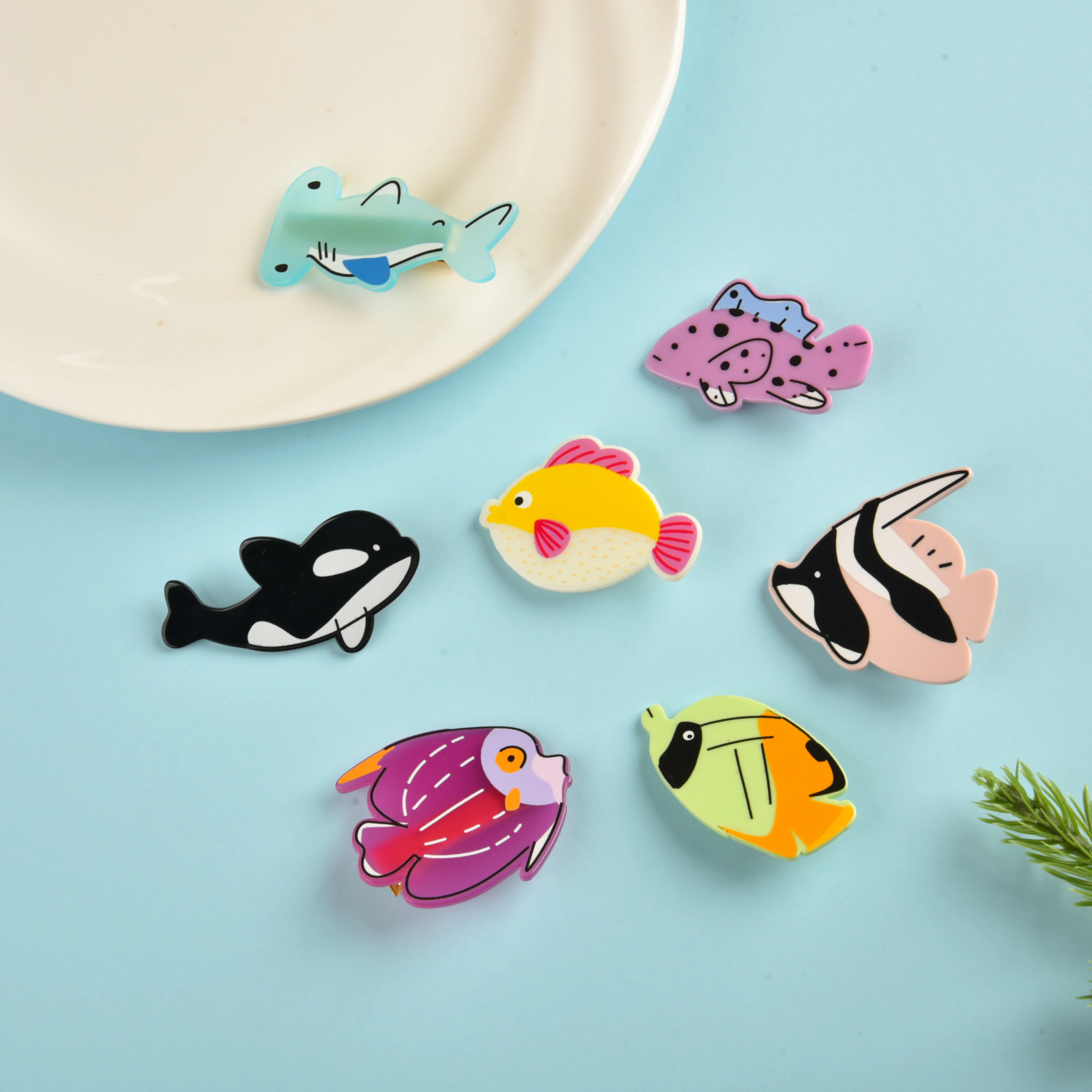YHJ MINI Underwater World Hair Clip Cute Little Fish Hair Clips Hairpin Hair Accessories for Women Girls
YHJ MINI Underwater World Hair Clip Cute Little Fish Hair Clips Hairpin Hair Accessories for Women Girls