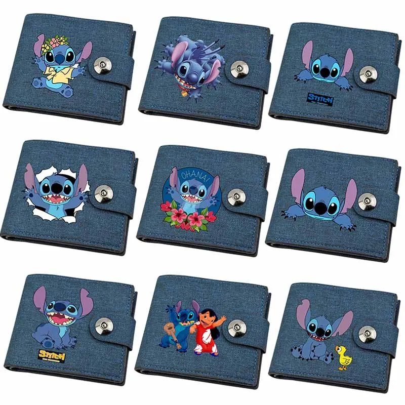Disney Lilo and Stitch Wallets Anime Figures Print Pattern Portable MultiFunction Canvas Coin Purse Metal Button Money Bag Gifts
Disney Lilo and Stitch Wallets Anime Figures Print Pattern Portable MultiFunction Canvas Coin Purse Metal Button Money Bag Gifts