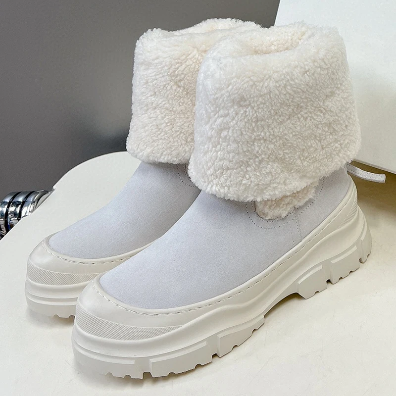 Trend Female Ankle Boots Autumn New Non-slip Platform Warm Snow Short Boots Comfortable Texture Height Increasing Women Shoes
Trend Female Ankle Boots Autumn New Non-slip Platform Warm Snow Short Boots Comfortable Texture Height Increasing Women Shoes