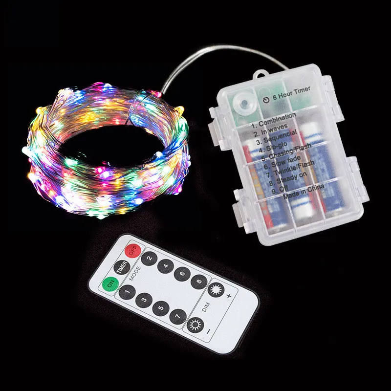 Copper Wire String Light AA Battery LED Wedding Holiday Party Lighting Strings Remote Control Gift Box Christmas Decoration Lamp
Copper Wire String Light AA Battery LED Wedding Holiday Party Lighting Strings Remote Control Gift Box Christmas Decoration Lamp