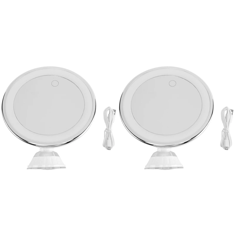 2X Makeup Magnifying Mirror-10X Magnify With Lights & Suction Cups&Easy Install 360 Swivel Dual-Use Rechargeable/Battery
2X Makeup Magnifying Mirror-10X Magnify With Lights & Suction Cups&Easy Install 360 Swivel Dual-Use Rechargeable/Battery