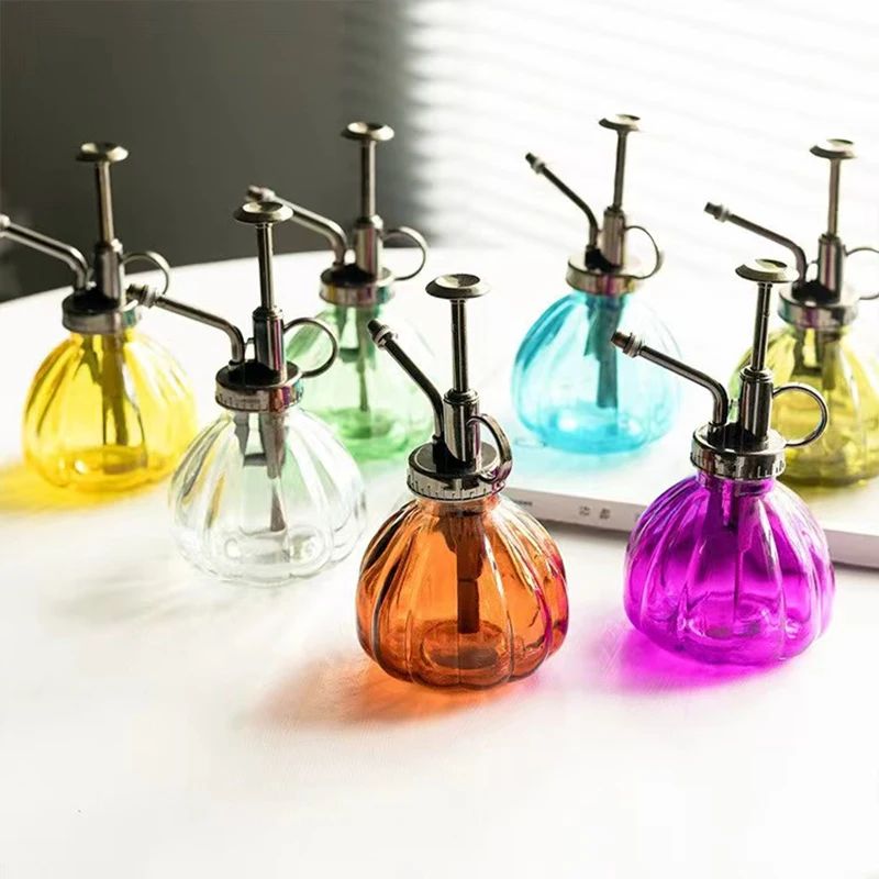 Retro Pumpkin shape Glass Spray Bottle Embossed Air Pressure Gardening Watering Can Plant flower cultivation Pouring Water Pot
Retro Pumpkin shape Glass Spray Bottle Embossed Air Pressure Gardening Watering Can Plant flower cultivation Pouring Water Pot