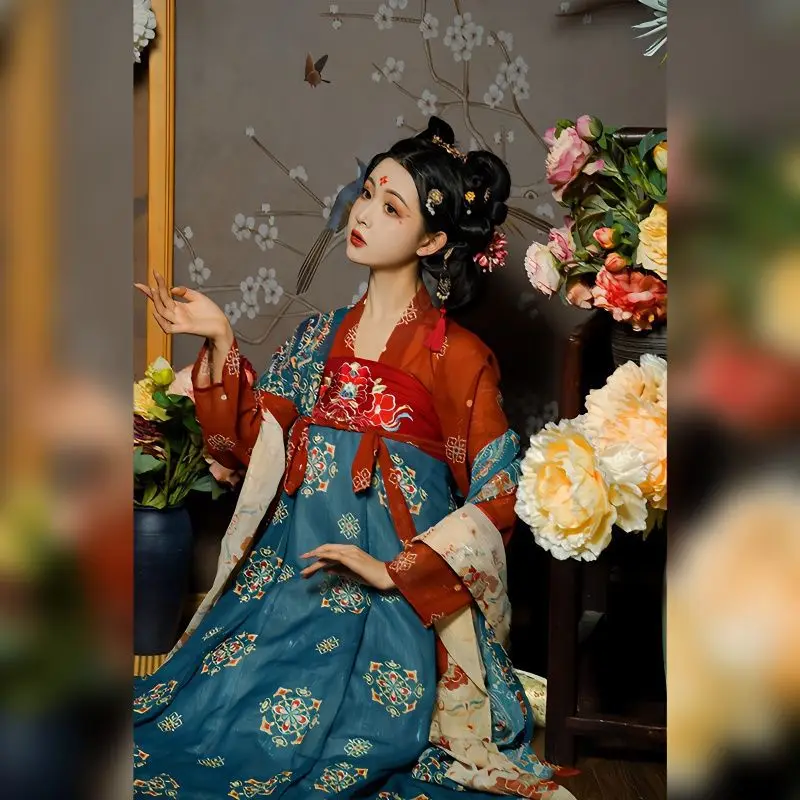 Yourqipao New Chinese Style Traditional Hanfu Women Floral Hanfu Dress Set Exquisite Embroidery Cosplay Dress Set Hanfu Dress
Yourqipao New Chinese Style Traditional Hanfu Women Floral Hanfu Dress Set Exquisite Embroidery Cosplay Dress Set Hanfu Dress