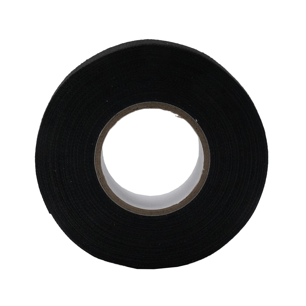 

Cable Tape Professional Grade Heat resistant Adhesive Cloth Fabric Tape 15M x 25MM for Automotive Cable Wiring