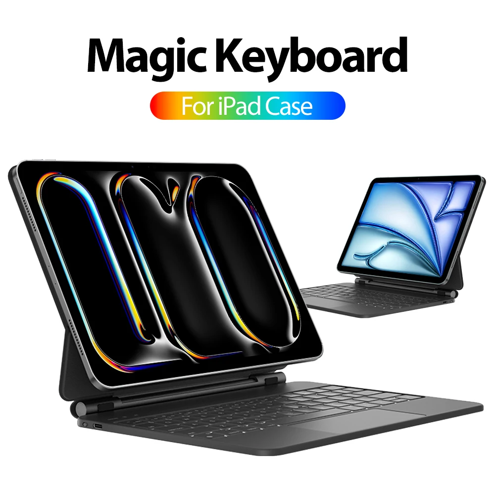 Волшебная клавиатура для Ipad Pro 13 11 M4 12,9 6th 12 9 10 10th Generation Air 5 4 M2 10,9 2024, Магнитный защитный чехол
Волшебная клавиатура для Ipad Pro 13 11 M4 12,9 6th 12 9 10 10th Generation Air 5 4 M2 10,9 2024, Магнитный защитный чехол