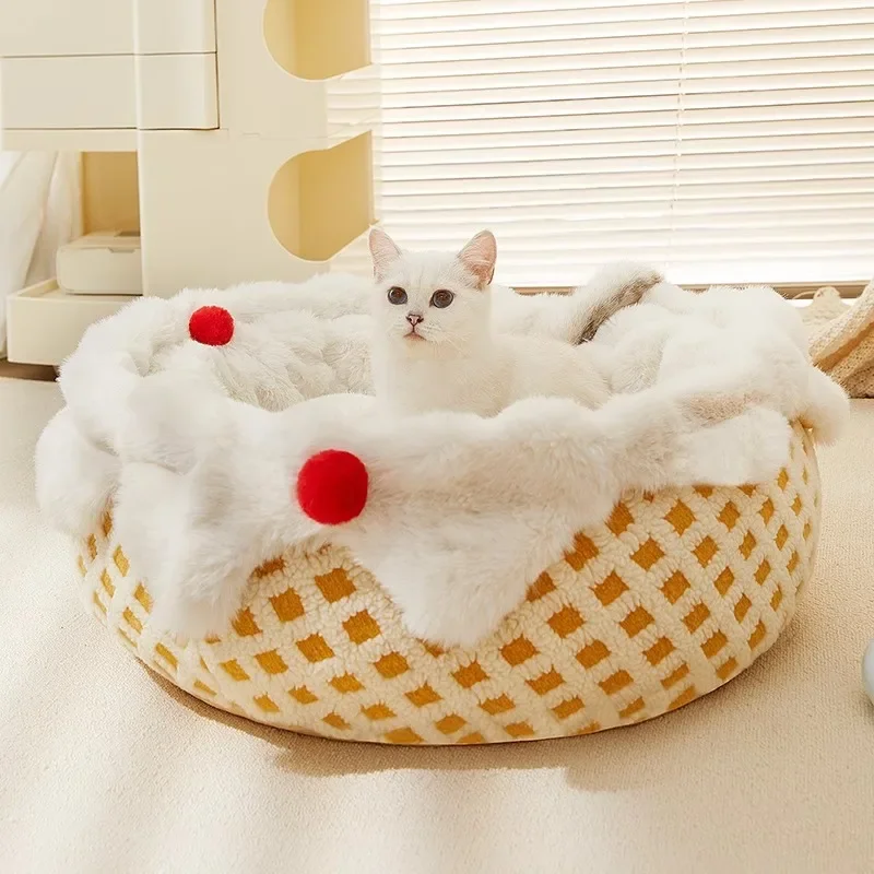 Cat Nest Winter Warm Removable Washable Cat Bed House Security Small Dog Nest Four Seasons Universal Pet Supplies Accessories
Cat Nest Winter Warm Removable Washable Cat Bed House Security Small Dog Nest Four Seasons Universal Pet Supplies Accessories
