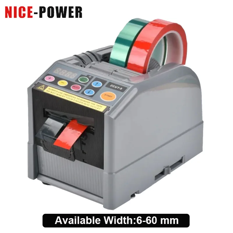 ZCUT-9 Automatic Tape Dispenser Electric Tape Cutting Machine Auto Adhesive Tape Cutter Packing Tools Masking Paper Dispenser
ZCUT-9 Automatic Tape Dispenser Electric Tape Cutting Machine Auto Adhesive Tape Cutter Packing Tools Masking Paper Dispenser
