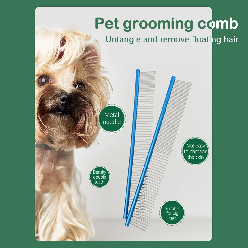 Professional Dog Grooming Comb Pet Hair Remover Straight Pin Comb Removes Hairs Cat and Dogs Massage Undercoat Comb Combs
Professional Dog Grooming Comb Pet Hair Remover Straight Pin Comb Removes Hairs Cat and Dogs Massage Undercoat Comb Combs