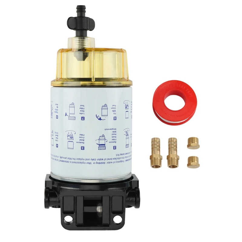 Fuel Filter Water Separator Marine Outboard Motor Mercury Replacement 35-60494-1, S3213, 18-7932-1, 18-17928
Fuel Filter Water Separator Marine Outboard Motor Mercury Replacement 35-60494-1, S3213, 18-7932-1, 18-17928