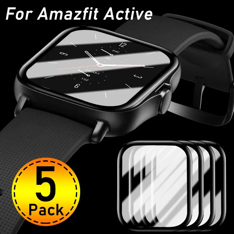 For Amazfit Active Full Cover Screen Protector Anti-scratch Curved Film Anti-scratch Watch Protective Cover for Amazfit Active
For Amazfit Active Full Cover Screen Protector Anti-scratch Curved Film Anti-scratch Watch Protective Cover for Amazfit Active