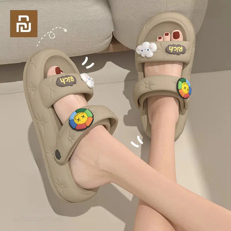 Xiaomi Spring Summer Women Slippers Outdoor Wear Indoor Thick Sole Anti Slip Super Soft Two Wearing Fashion Sandals Beach Shoes
Xiaomi Spring Summer Women Slippers Outdoor Wear Indoor Thick Sole Anti Slip Super Soft Two Wearing Fashion Sandals Beach Shoes