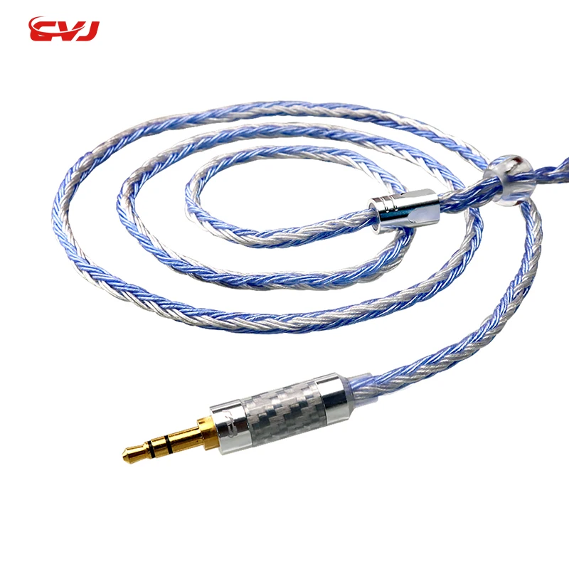 CVJ V3 IEM Cable Upgrated 16 Core 3.5mm Plug Strand Silver Wire 0.75mm 0.78mm MMCX Cords For Headphones Replacement
CVJ V3 IEM Cable Upgrated 16 Core 3.5mm Plug Strand Silver Wire 0.75mm 0.78mm MMCX Cords For Headphones Replacement