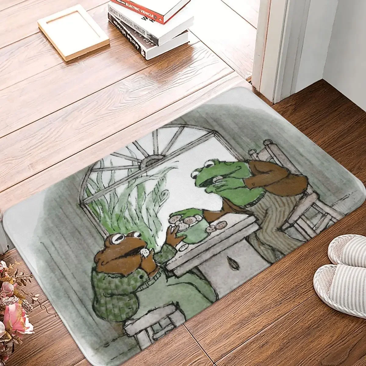 

Bedroom Mat Frog And Toad Doormat Living Room Carpet Outdoor Rug Home Decoration 40x60cm 15.7x23.6in 50x80cm 19.7x31.5in