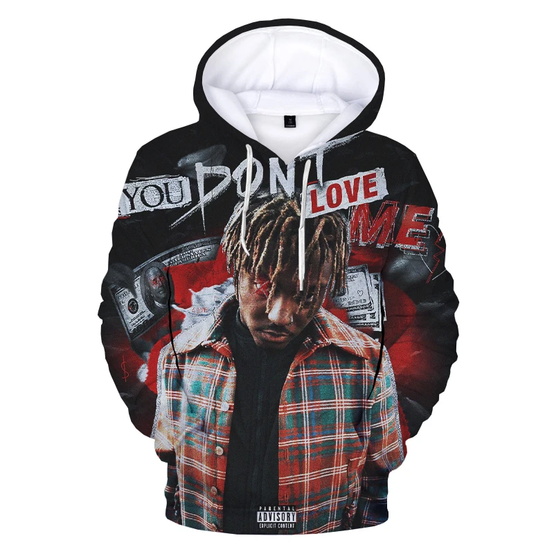 Juice WRLD 3D Print Hoodie Sweatshirts Rapper Harajuku Streetwear Hip Hop Hoodies Men Women Autumn Fashion Casual Pullover
Juice WRLD 3D Print Hoodie Sweatshirts Rapper Harajuku Streetwear Hip Hop Hoodies Men Women Autumn Fashion Casual Pullover