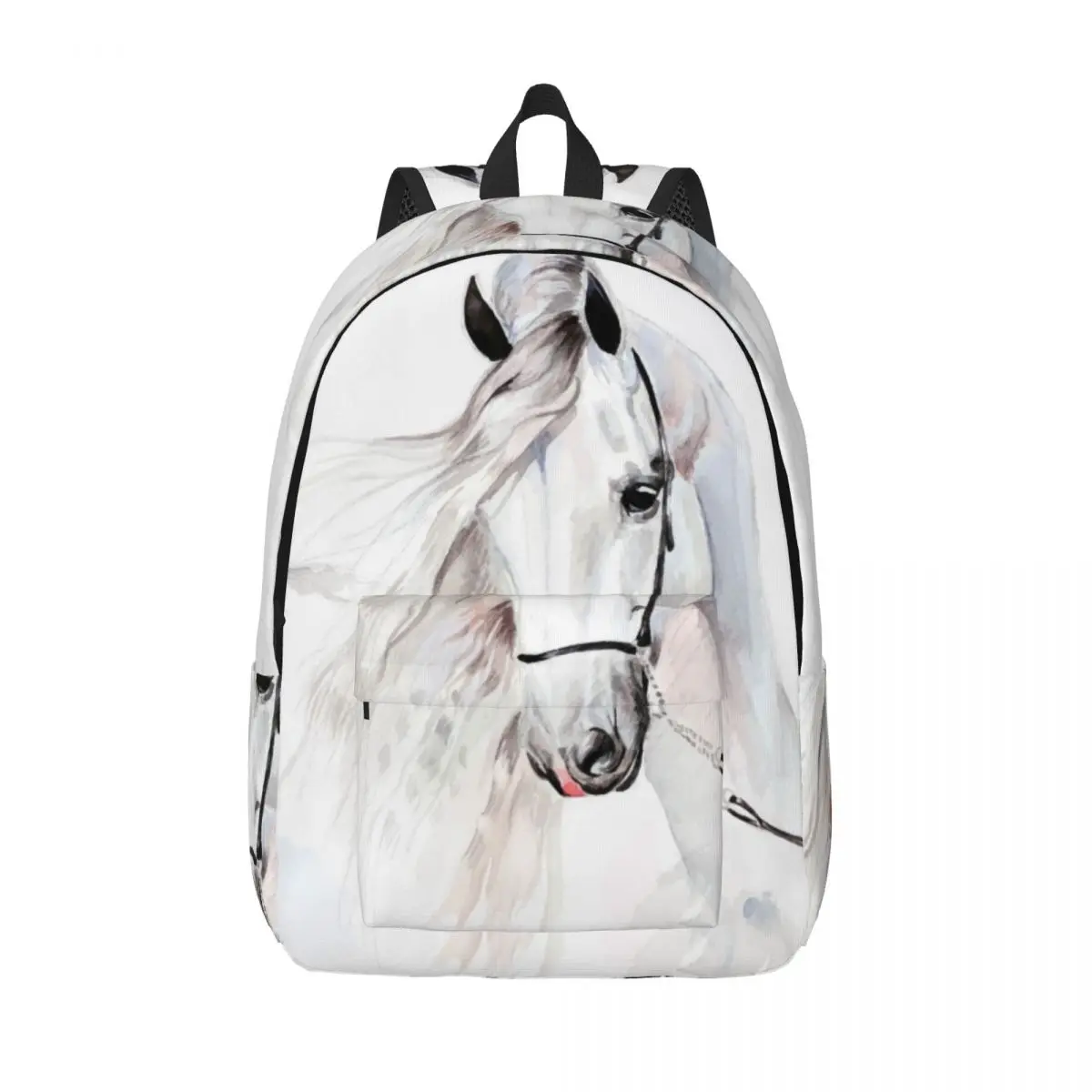 Student Bag Watercolor Andalusian Horse Portrait Backpack Parent-child Lightweight Backpack Couple Laptop Bag
Student Bag Watercolor Andalusian Horse Portrait Backpack Parent-child Lightweight Backpack Couple Laptop Bag