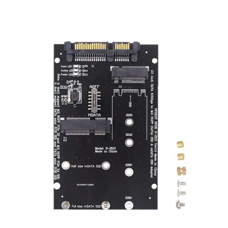 Msata To Sata Adapter 2.5 Inch M2 To Sata Adapter Board 60Gdps M2 SSD Adapter M.2 NGFF Sata And Msata SSD Adapter For PC
Msata To Sata Adapter 2.5 Inch M2 To Sata Adapter Board 60Gdps M2 SSD Adapter M.2 NGFF Sata And Msata SSD Adapter For PC