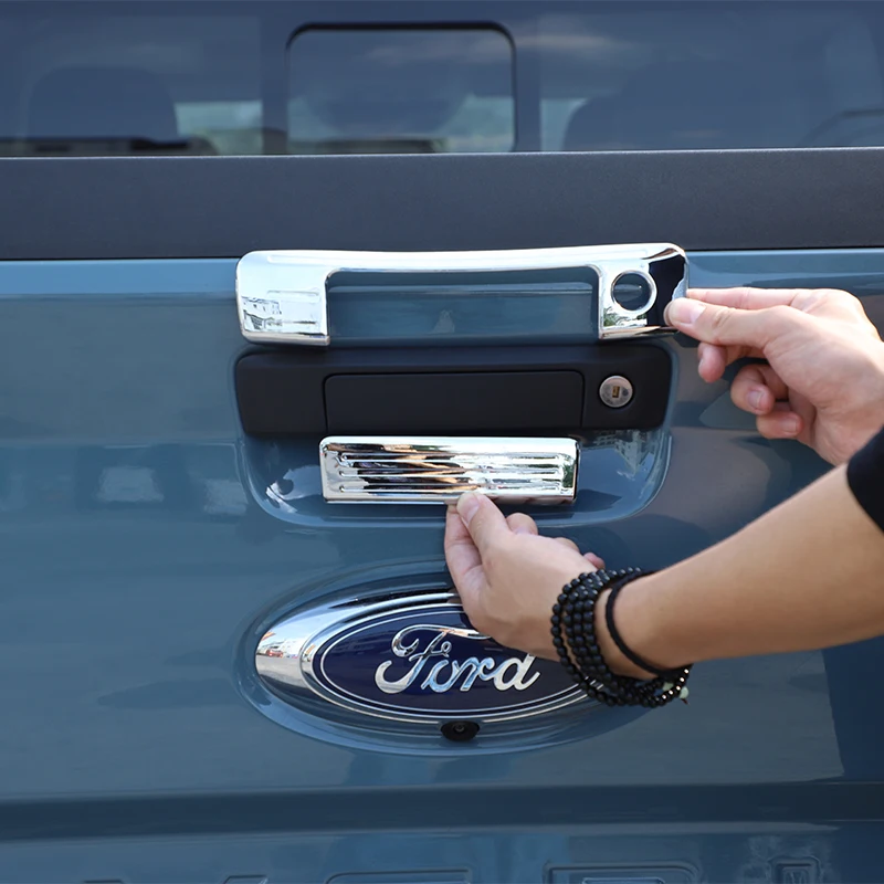 For Ford Maverick 2022 Car tailgate handle trim frame ABS Matte Black Exterior Door Handle Protection Kit
For Ford Maverick 2022 Car tailgate handle trim frame ABS Matte Black Exterior Door Handle Protection Kit