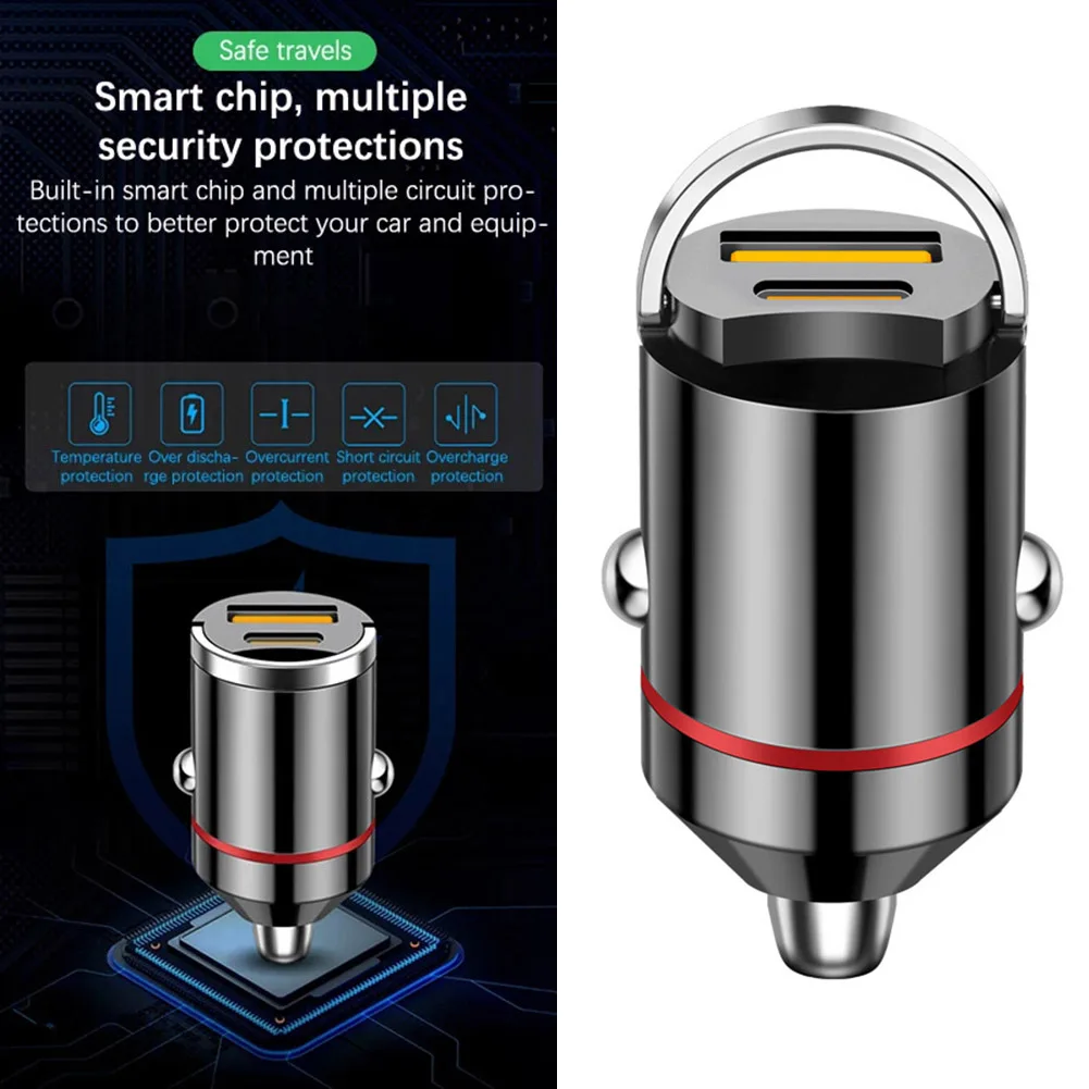 Новинка, невидимое автомобильное зарядное устройство PD30W QC3.0, USB-зарядное устройство для телефона, быстрая зарядка в салоне автомобиля, 100 Вт, миниатюрное сверхбыстрое зарядное устройство
Новинка, невидимое автомобильное зарядное устройство PD30W QC3.0, USB-зарядное устройство для телефона, быстрая зарядка в салоне автомобиля, 100 Вт, миниатюрное сверхбыстрое зарядное устройство
