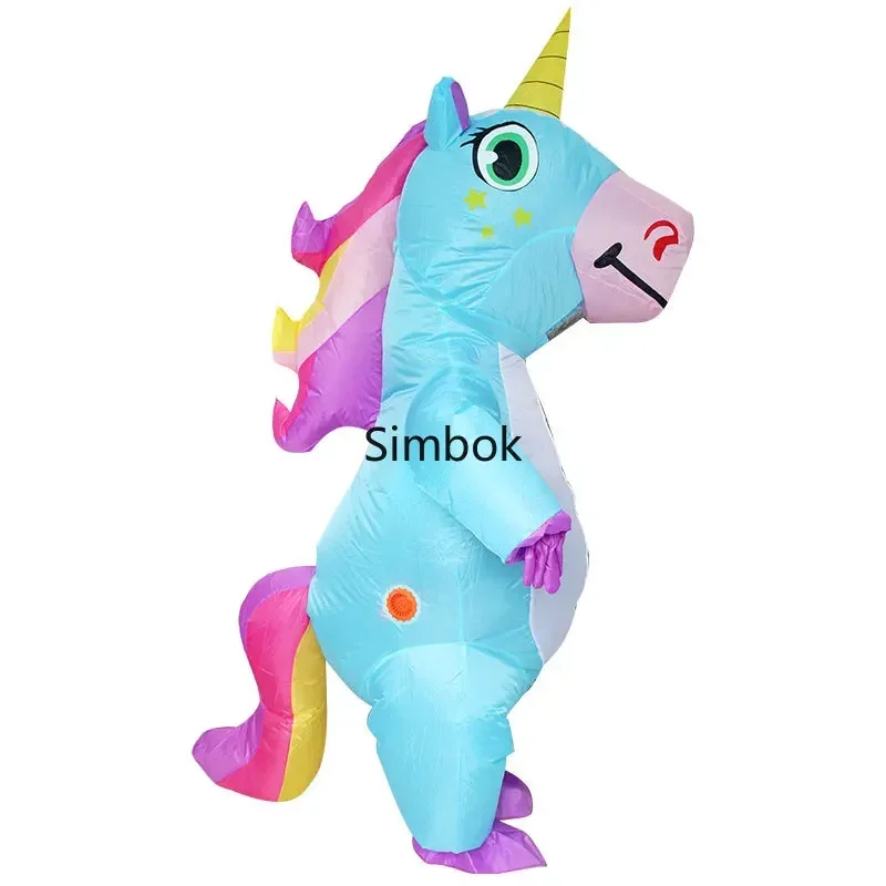 

Funny inflatable clothes for halloween party unicorn cosplay inflatable clothes wholesale