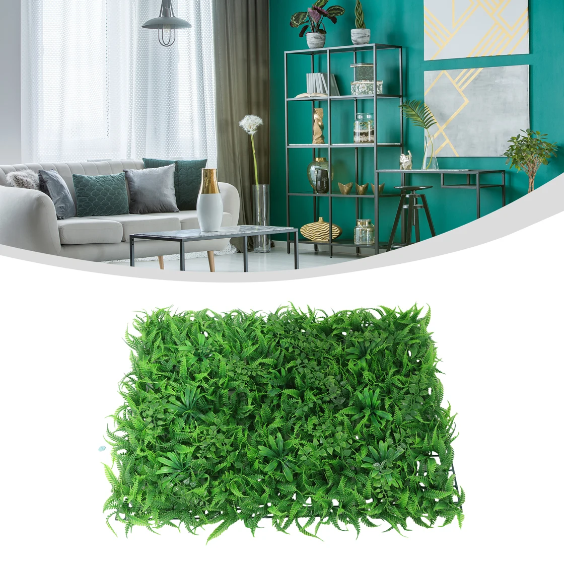 Artificial Lawn Plant Walls Greenery Wall-Hedge Grass Fence Foliage Hedge Grass Mat Fence Simulated Lawn Home Wall Decor Plants
Artificial Lawn Plant Walls Greenery Wall-Hedge Grass Fence Foliage Hedge Grass Mat Fence Simulated Lawn Home Wall Decor Plants