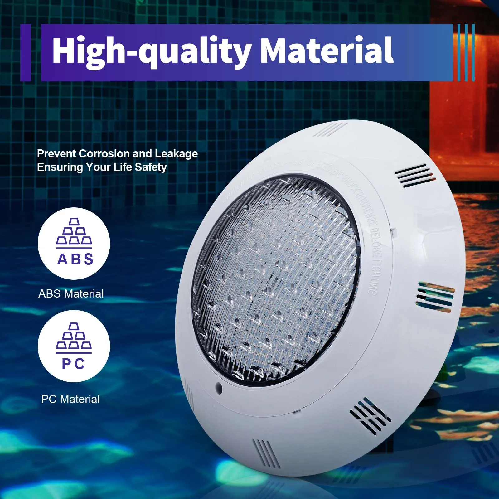 

36w/45w Rgb Led Color Change Swimming Pool Bright Light Underwater Lamp With Remote Control Ac12v Ip68