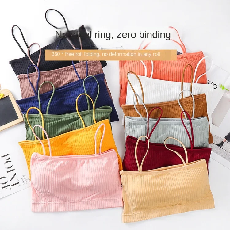 Seamless Chest Wrapped Student Girl Anti-skid Beauty Back Underwear, Wear Anti Stray Vest Sling Inside
Seamless Chest Wrapped Student Girl Anti-skid Beauty Back Underwear, Wear Anti Stray Vest Sling Inside