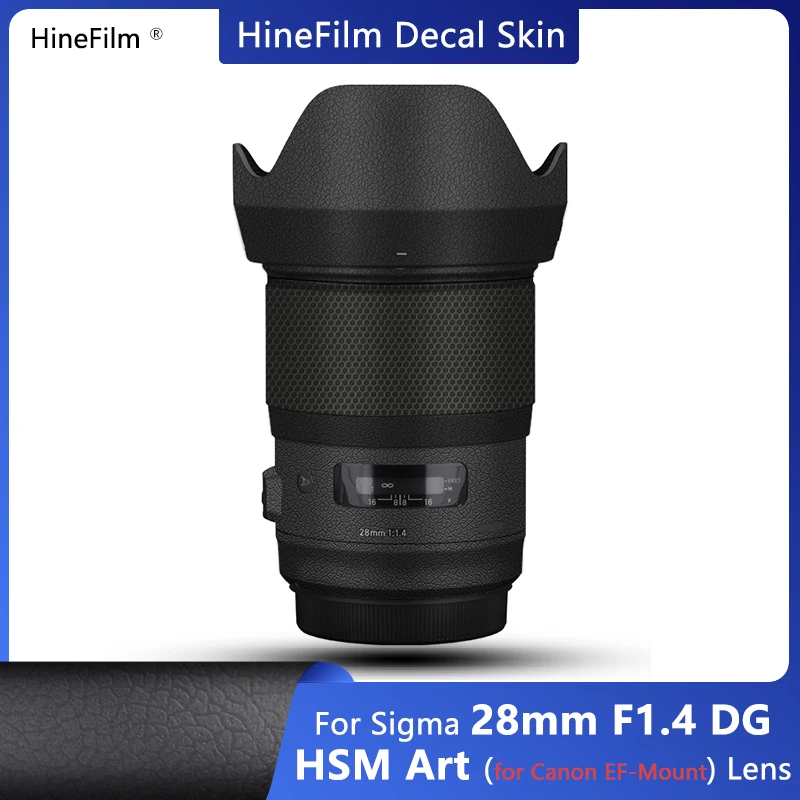 

for Sigma 28mm f/1.4 DG HSM Art EF Mount Lens Decal Skin 28 1.4 Wrap Cover 28 F1.4 Lens Sticker Anti-Scratch Protective Film