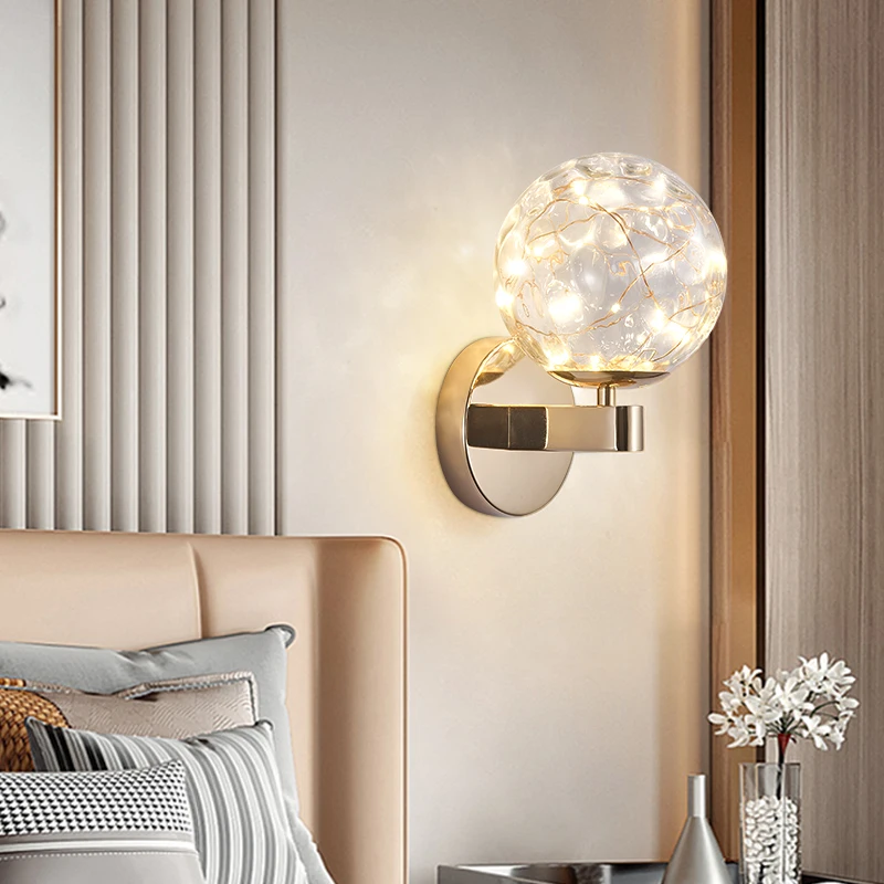 

Minimalist LED Wall Lamp Indoor Fixture Lustre Luminaire for Corridor Aisle Living Dining Room Bedroom Lighting Sconce