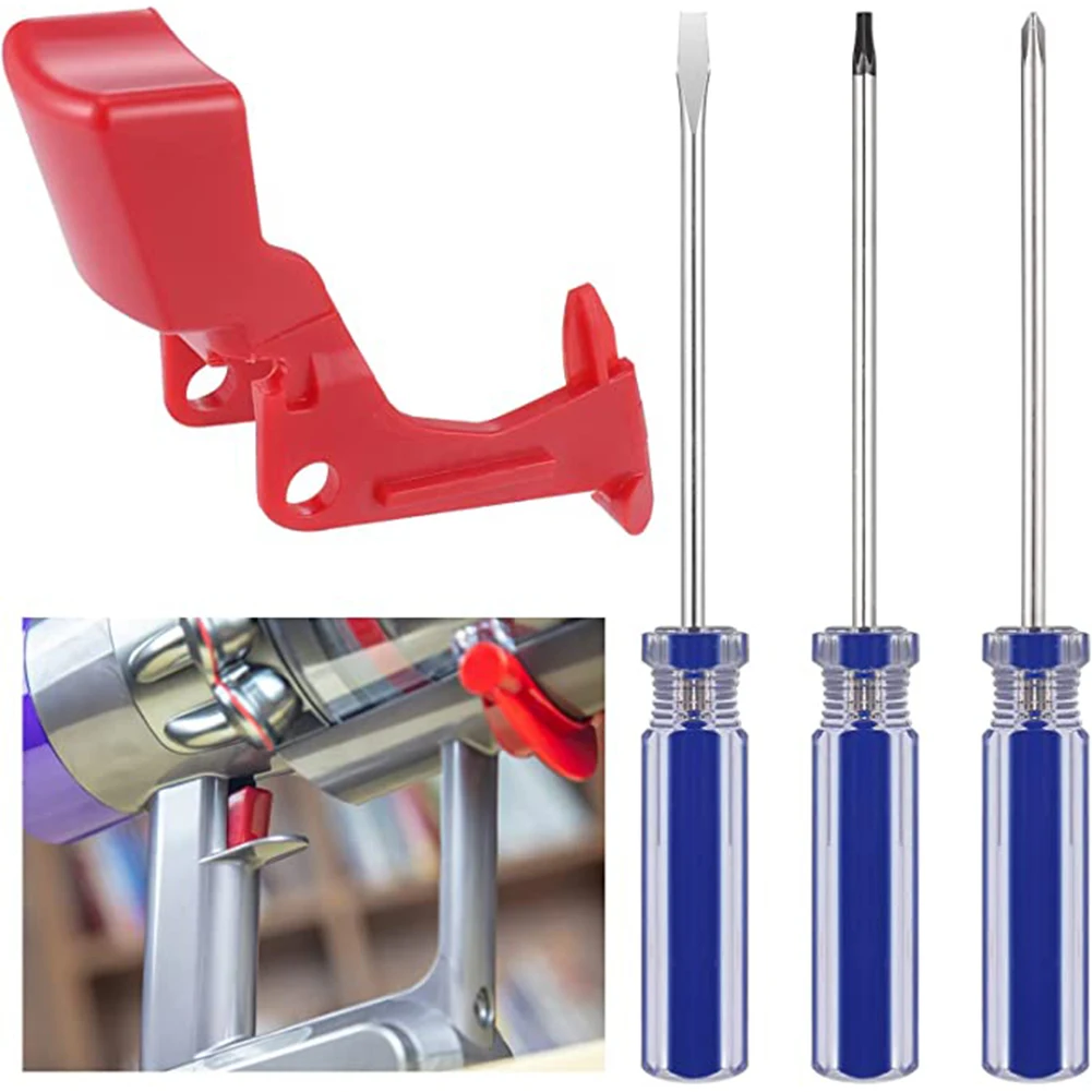 1 Pc Vacuum Cleaner Switch Button & 3 Pcs Screwdrivers Set For Dyson V10 V11 Replacement Red Trigger Switch Button Upgraded
1 Pc Vacuum Cleaner Switch Button & 3 Pcs Screwdrivers Set For Dyson V10 V11 Replacement Red Trigger Switch Button Upgraded