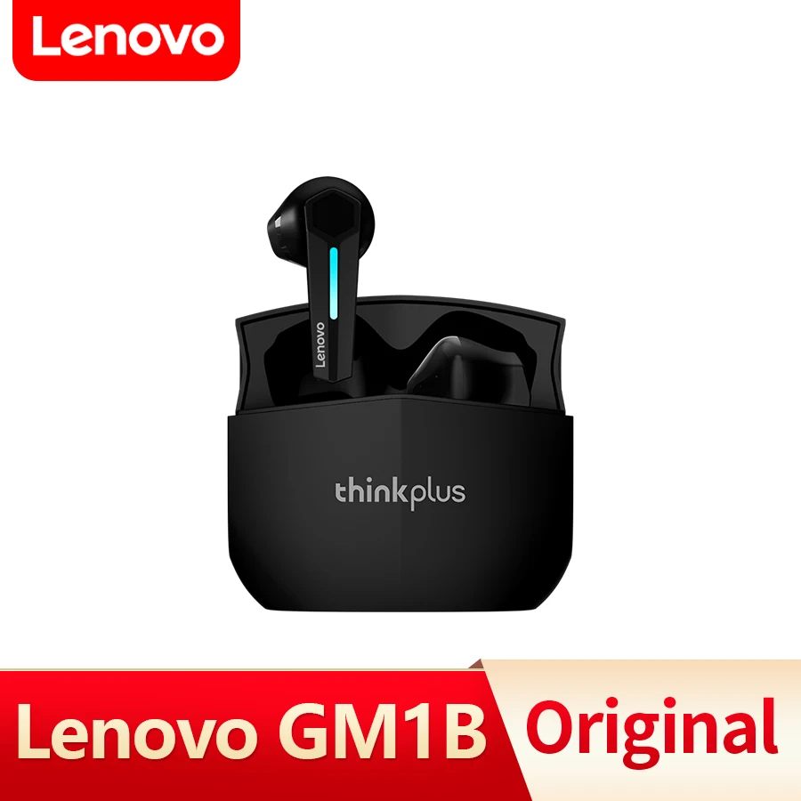 

Беспроводные наушники Lenovo GM1B Bluetooth 5,3, игровые музыкальные наушники, Hi-Fi стереогарнитура, наушники с длительным сроком службы батареи