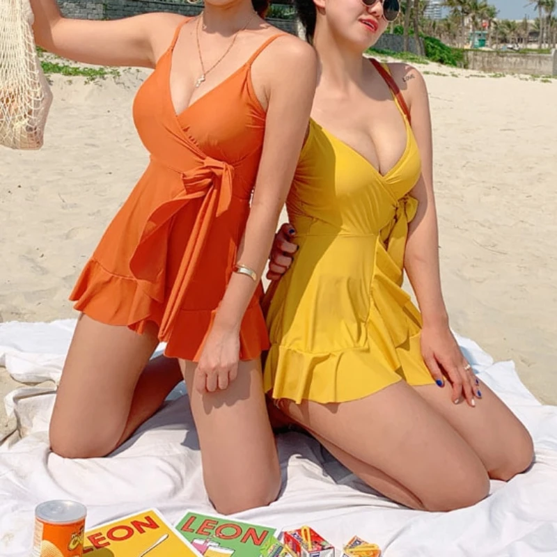 New Women's Swimsuit 2023 Tummy Control One Piece Swimsuit Swimdress Skirted Bathing Suit Bikini Set Women Bikinis
New Women's Swimsuit 2023 Tummy Control One Piece Swimsuit Swimdress Skirted Bathing Suit Bikini Set Women Bikinis