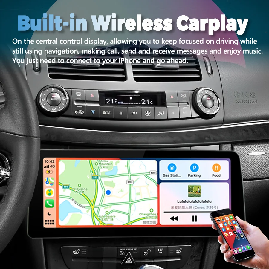 12.3" Radio Car Video Player Stereo For BENZ E CLASS W211 CLS CLASS C219 2001-2009 Android 12 GPS Multimedia Carplay Head Unit
12.3" Radio Car Video Player Stereo For BENZ E CLASS W211 CLS CLASS C219 2001-2009 Android 12 GPS Multimedia Carplay Head Unit