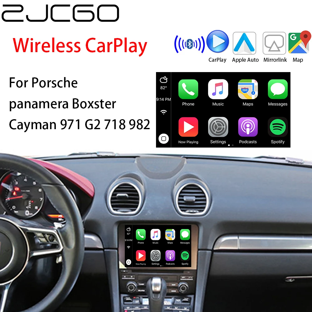 Беспроводной адаптер ZJCGO для Apple CarPlay Android с автоматическим интерфейсом для Porsche Panamera Boxster Cayman 971 G2 718 982
Беспроводной адаптер ZJCGO для Apple CarPlay Android с автоматическим интерфейсом для Porsche Panamera Boxster Cayman 971 G2 718 982