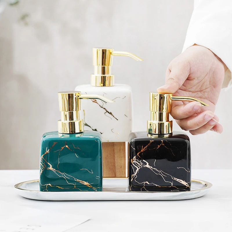 Ceramics Marbling Lotion Bottle Bathroom Accessories Handwashing Fluid Soap Dispenser Press The Bottle Soap Liquid Container
Ceramics Marbling Lotion Bottle Bathroom Accessories Handwashing Fluid Soap Dispenser Press The Bottle Soap Liquid Container