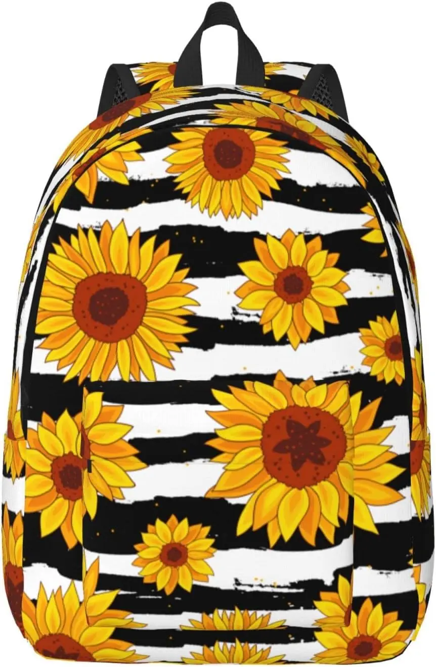 

Backpack Casual Lightweight Sunflower Laptop Backpack Men Women Travel Bag Outdoor Canvas Daypack