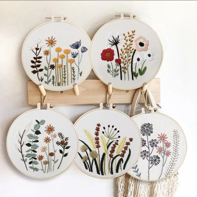 Flower Embroidery Starter Kit DIY Cross Stitch Set for Beginner Plant Printed Sewing Art Craft Painting Home Decor ChristmasGift 
Flower Embroidery Starter Kit DIY Cross Stitch Set for Beginner Plant Printed Sewing Art Craft Painting Home Decor ChristmasGift