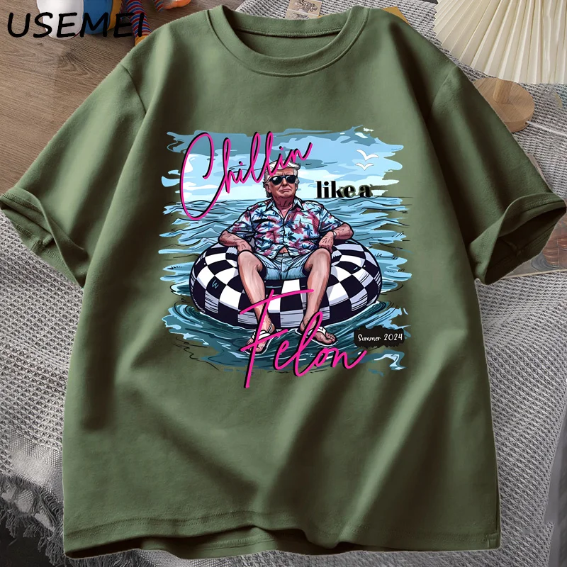 Chillin Like A Felon T Shirt Men Women Funny Trump T-Shirt Summer 2024 Tee Unisex O Neck Cotton Short Sleeve Graphic Tees
Chillin Like A Felon T Shirt Men Women Funny Trump T-Shirt Summer 2024 Tee Unisex O Neck Cotton Short Sleeve Graphic Tees
