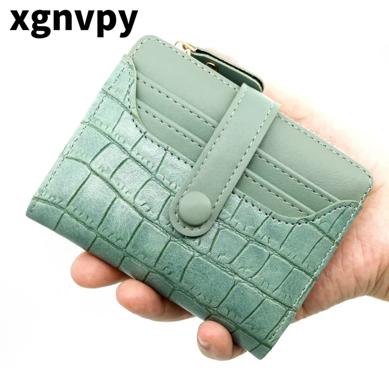 Новый женский кошелек xgnvpy-компактный модный кошелек с несколькими отделениями для карт, идеальные Короткие Кошельки для повседневного нового стиля
Новый женский кошелек xgnvpy-компактный модный кошелек с несколькими отделениями для карт, идеальные Короткие Кошельки для повседневного нового стиля