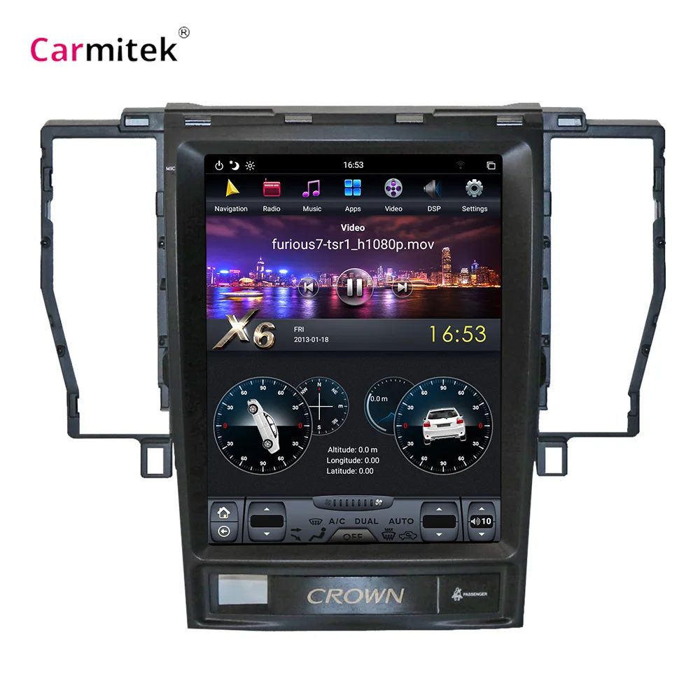 PX6 Android 8core CAR Video For Crown 2005--2009 Radio 4G WIFI GPS Multimedia system navigation carplay auto Stereo
PX6 Android 8core CAR Video For Crown 2005--2009 Radio 4G WIFI GPS Multimedia system navigation carplay auto Stereo