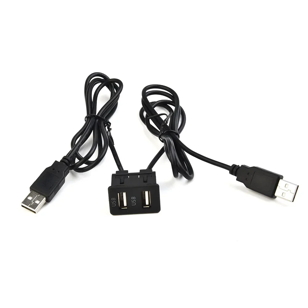 100CM Car Dash Flush Mount USB Port Panel Dual USB Extension Adapter Cables Multimedia Head Unit Auto Boat Dual USB Accessories
100CM Car Dash Flush Mount USB Port Panel Dual USB Extension Adapter Cables Multimedia Head Unit Auto Boat Dual USB Accessories